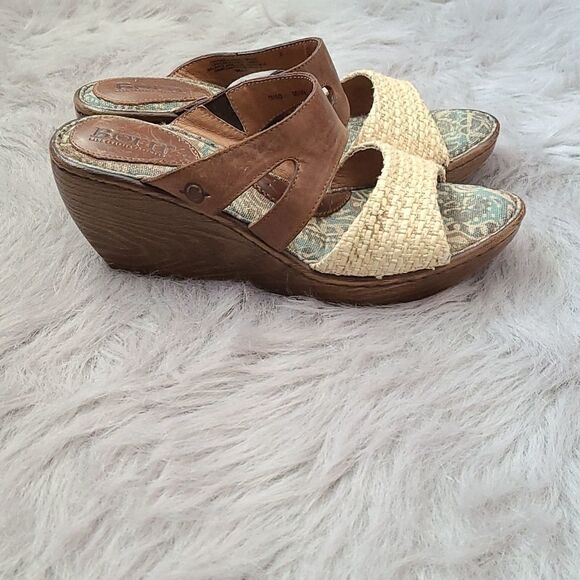 Born womens brown wedges size 9‎ - Picture 2 of 6